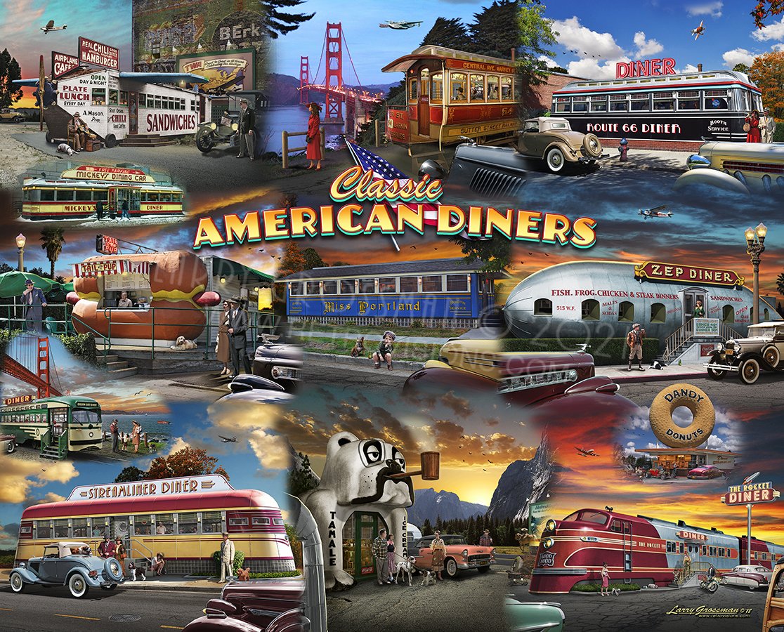 Diner Collage