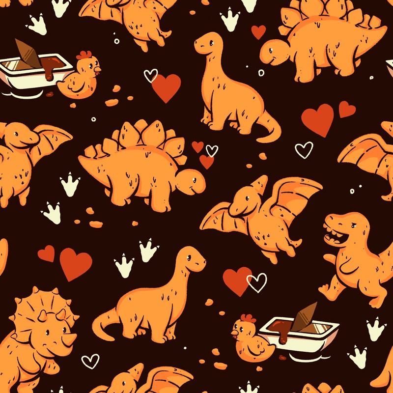 Dino Nuggets Pattern