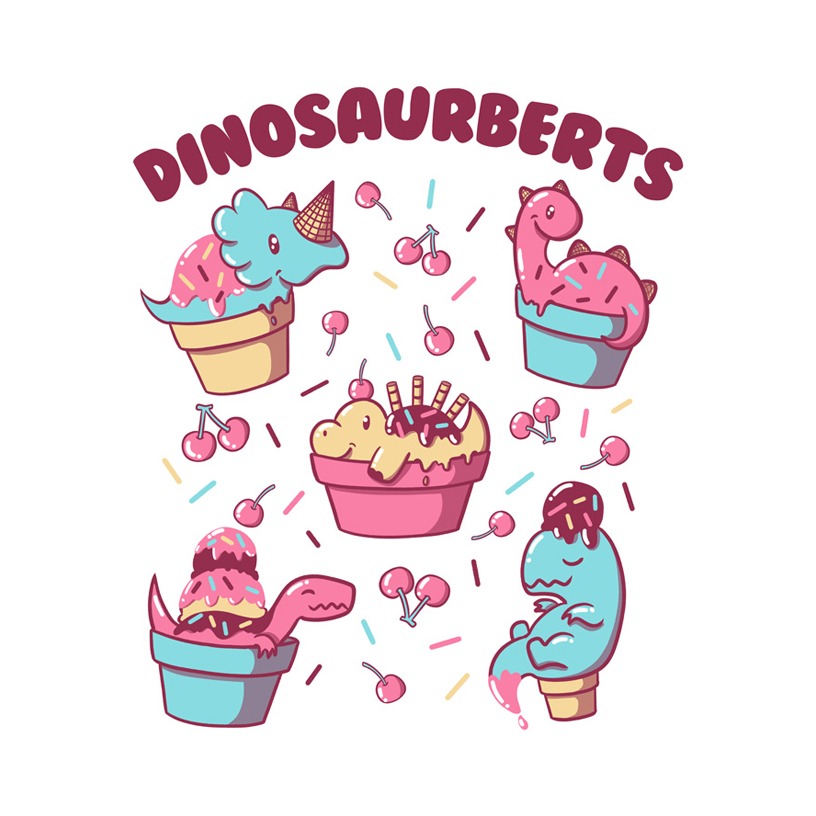 Dinosaurberts Kawaii Dinosaurs