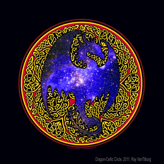 Dragon Celtic Circle