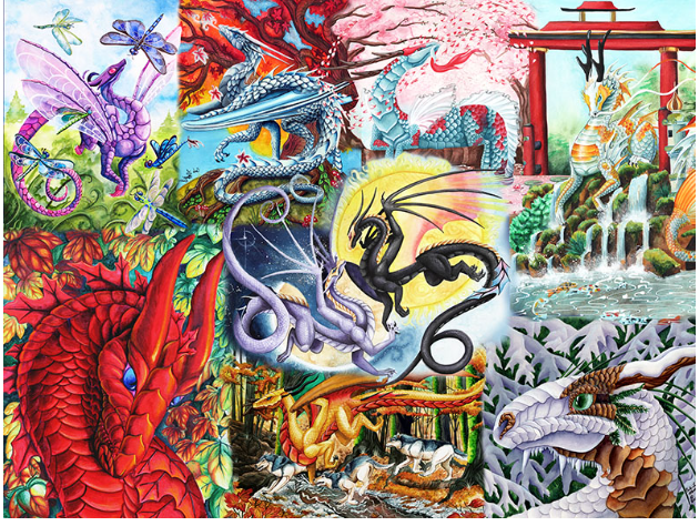 Dragon Collage