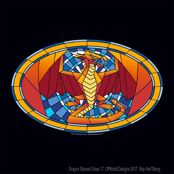 Stained Glass Dragon