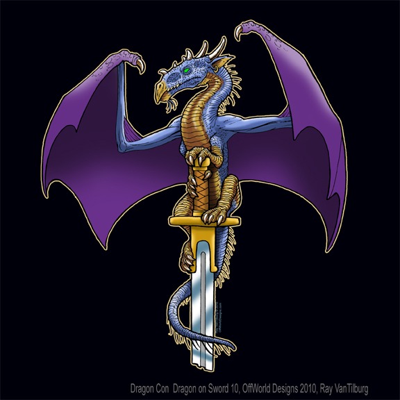 Dragon on Sword