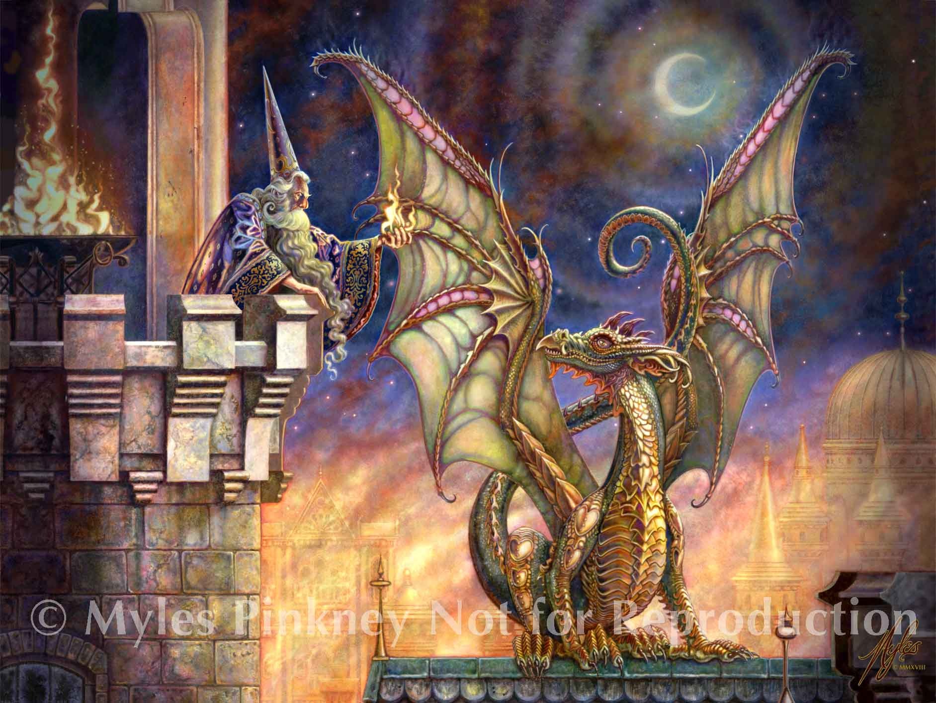 Dragon’s Fire (landscape version)