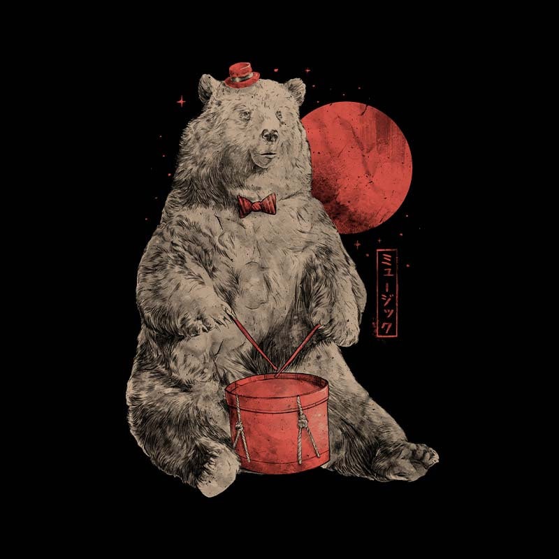 Drum Bear Black
