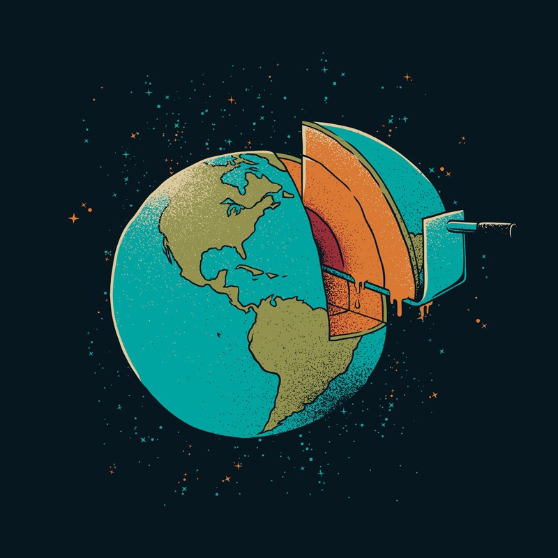 Earth Cake Earth Day Ecology Earth Map