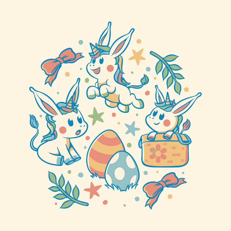 Easter Kawaii Unicorn