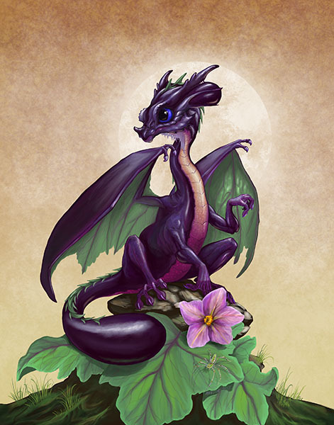 EGGPLANT DRAGON