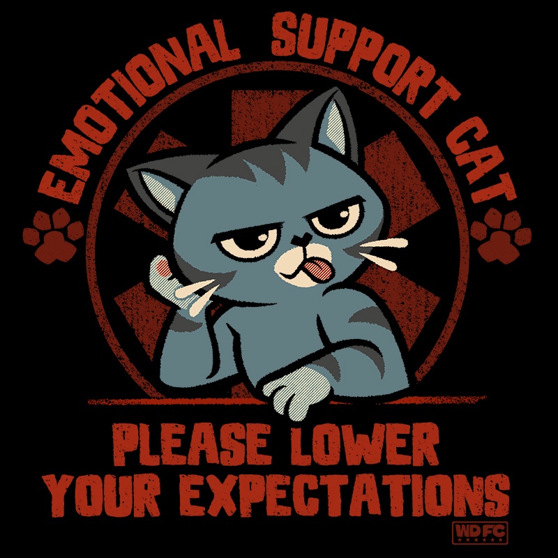 Emotional Support Cat – Please Lower Your Expectations