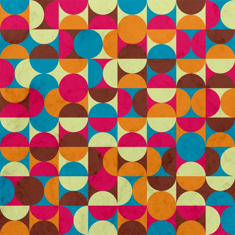 Energy Deco Retro Pattern Bubblegum