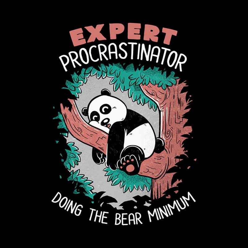 Expert Procrastinator Panda Nap Forest
