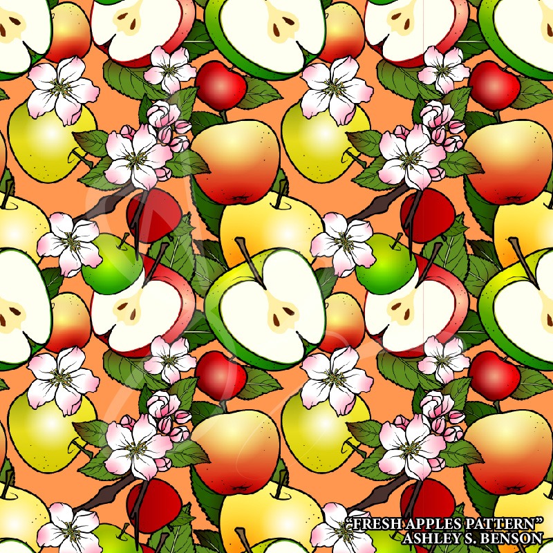FRESH APPLES Pattern