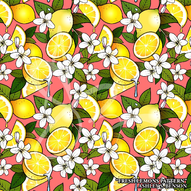 FRESH LEMONS Pattern