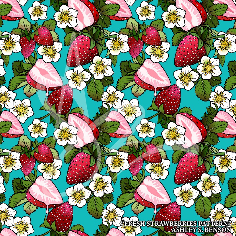 FRESH STRAWBERRIES Pattern
