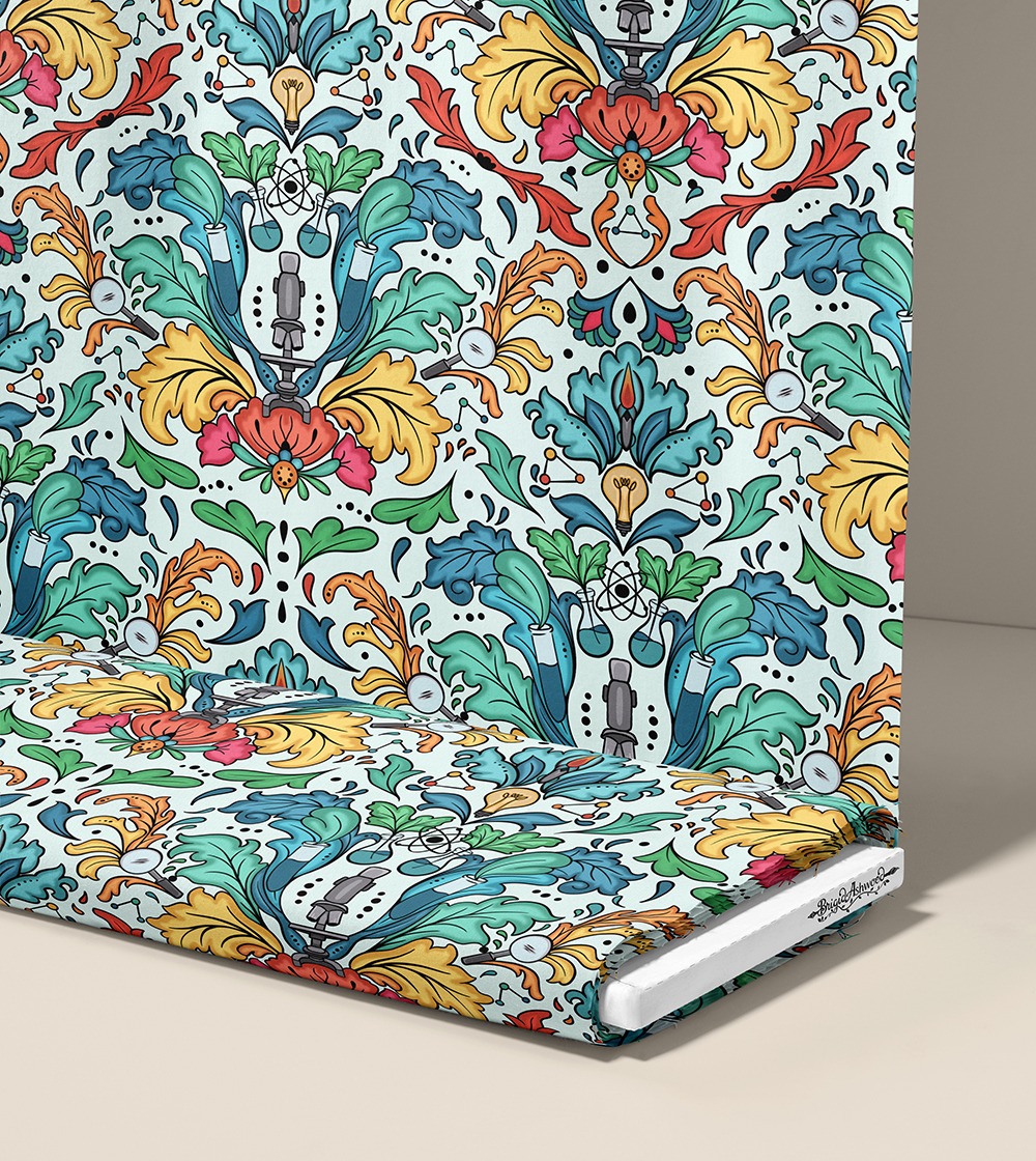 Chemistry Damask