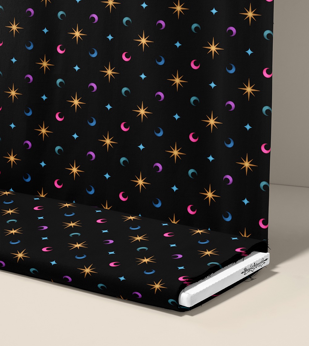 Color Celestial Stars and Moons