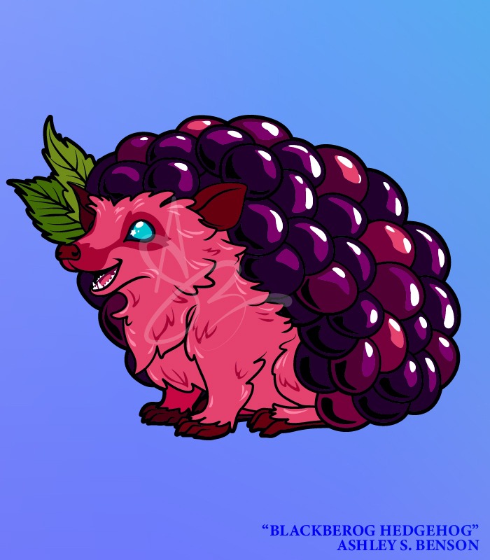 FAUNA FRUITS- Blackberog Hedgehog