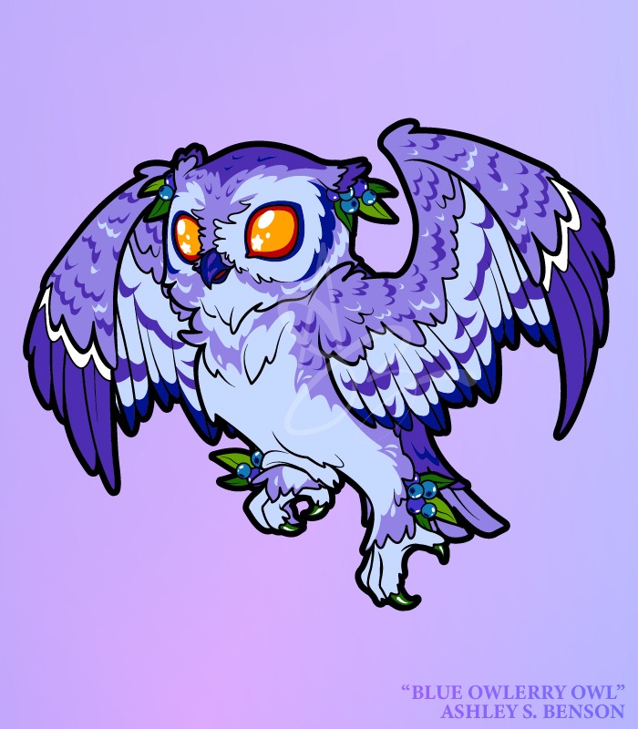 FAUNA FRUITS- Blue Owlerry Owl