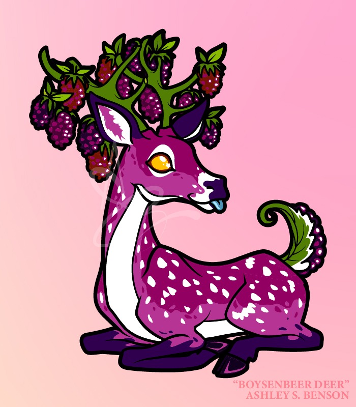 FAUNA FRUITS- Boysenbeer Deer