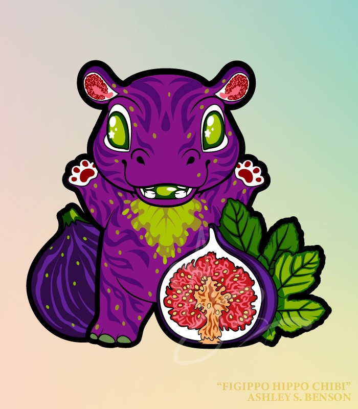 CHIBI FAUNA FRUITS- Figippo Hippo