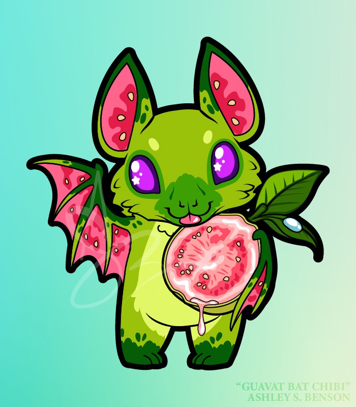 CHIBI FAUNA FRUITS- Guavat Bat