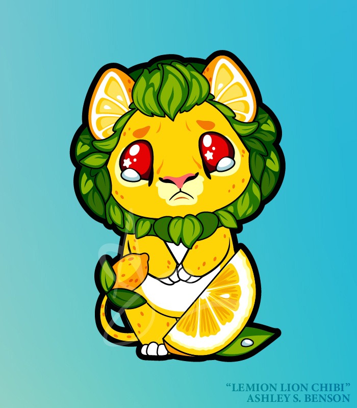 CHIBI FAUNA FRUITS- Lemion Lion
