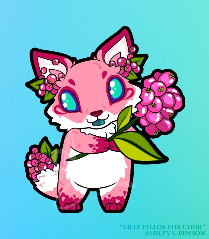 CHIBI FAUNA FRUITS- Lilly Pillox Fox