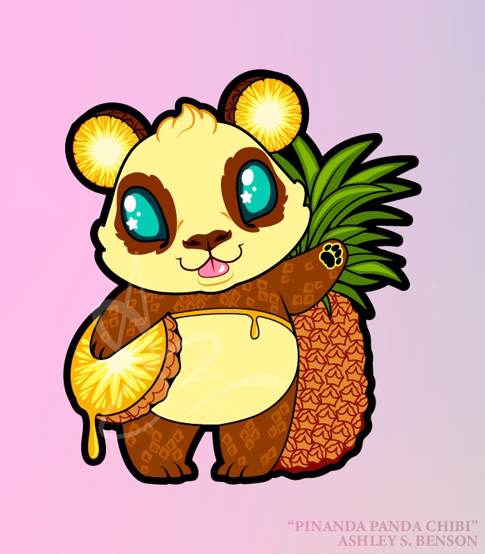 CHIBI FAUNA FRUITS- Pinanda Panda