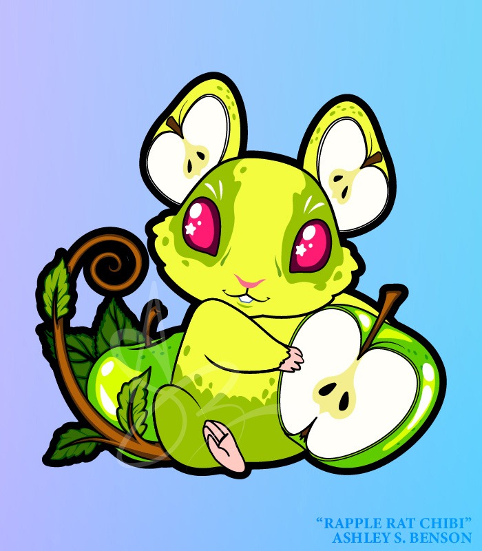 CHIBI FAUNA FRUITS- Rapple Rat