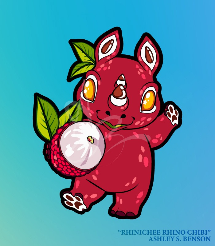 CHIBI FAUNA FRUITS- Rhinichee Rhino
