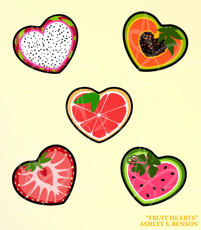 FAUNA FRUITS- Fruit Hearts