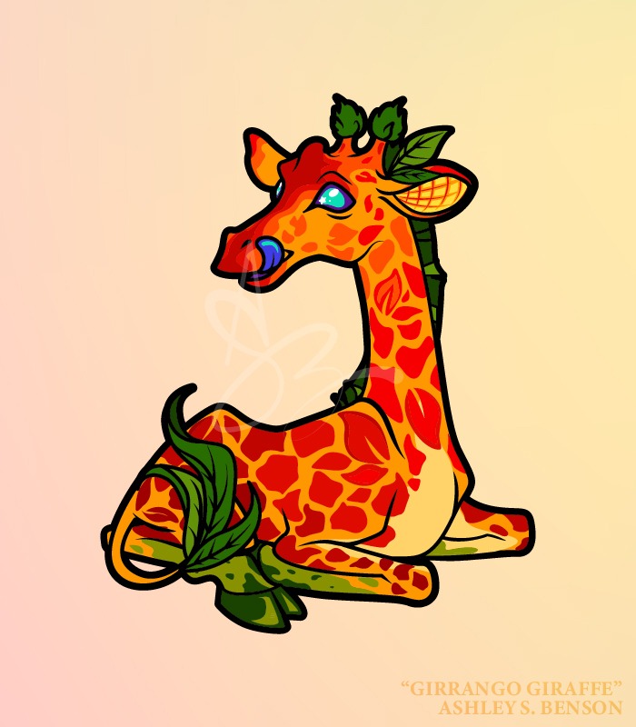 FAUNA FRUITS- Girrango Giraffe