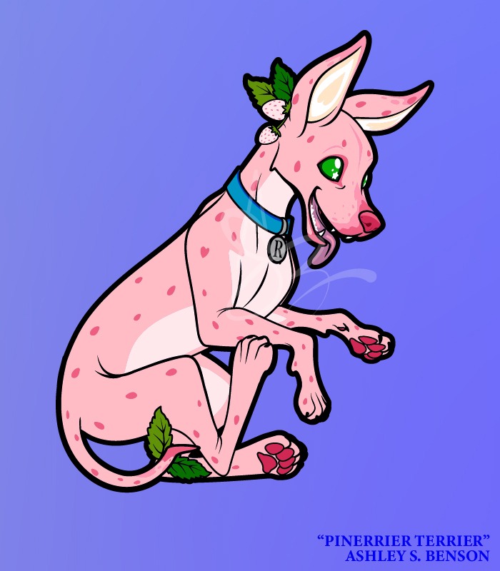 FAUNA FRUITS- Pinerrer Terrier Dog