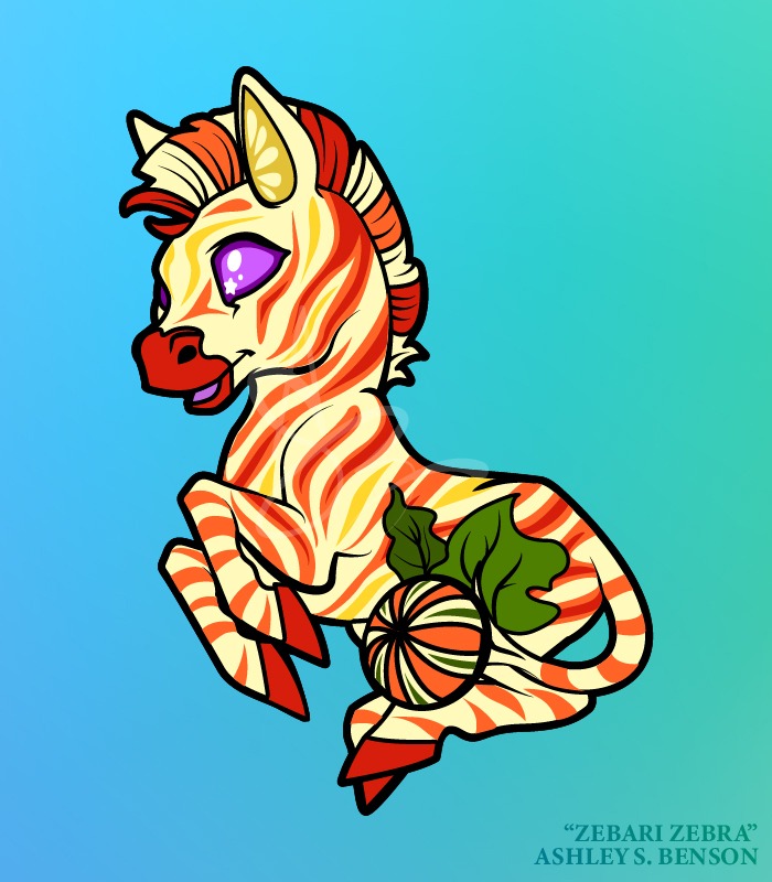 FAUNA FRUITS- Zebari Zebra