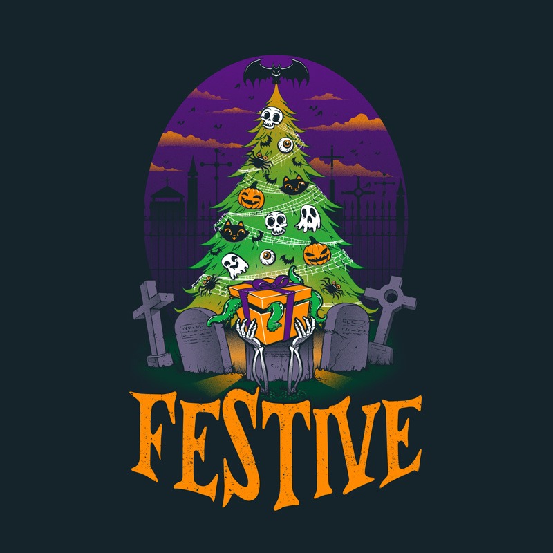 Festive Halloween Tree
