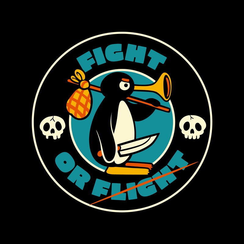 Fight or Flight Penguin