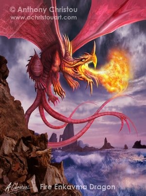 Fire Enkavma Dragon