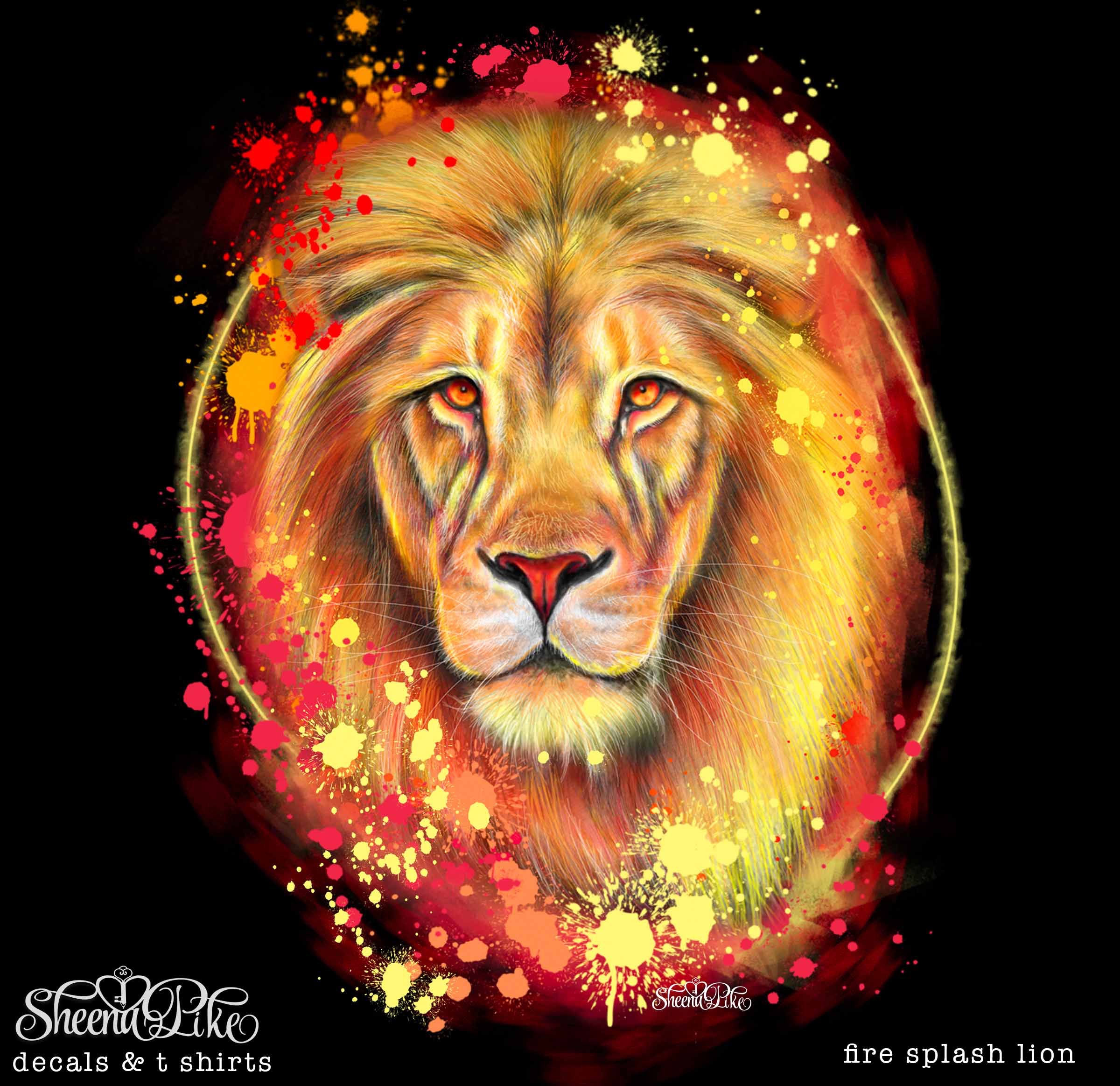 Fire Splash Lion