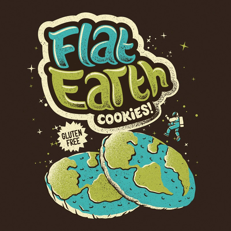 Flat Earth Cookies