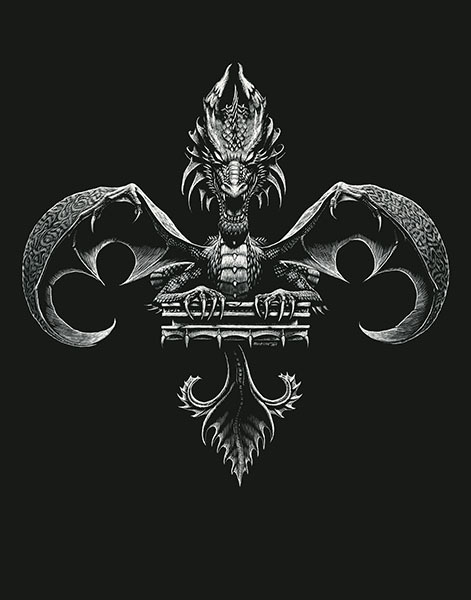 FLEUR D LIS DRAGON