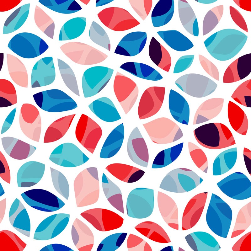Flower Petals Colorful Pattern