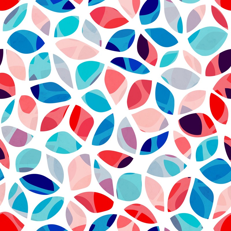 Flower Petals Colorful Pattern
