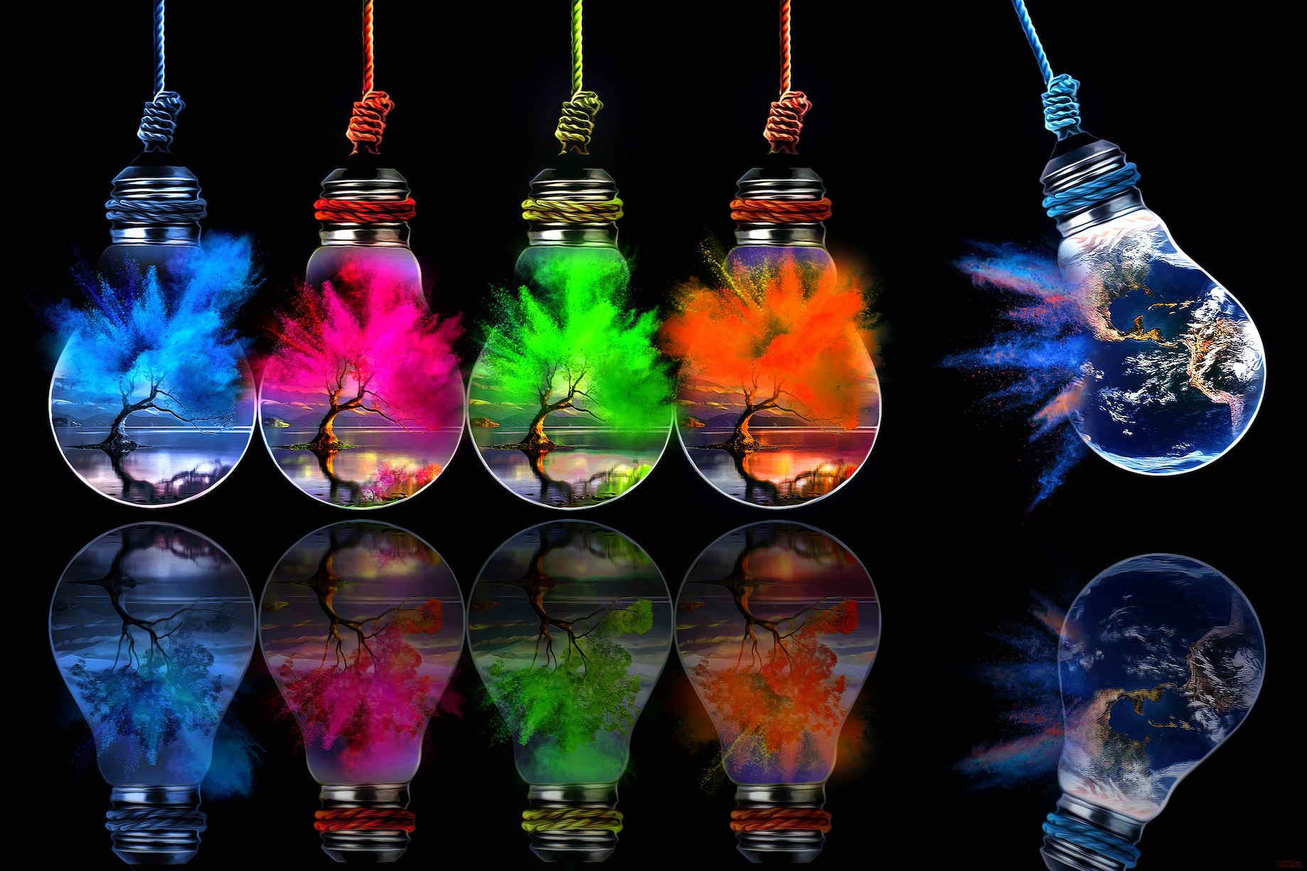 Four Seasons: Newton’s Cradle