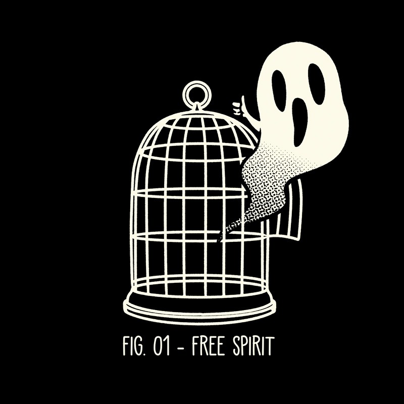 Free Spirit Funny Ghost
