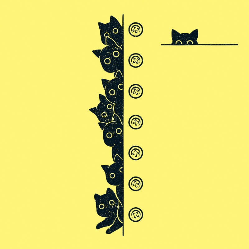 Full of Cats Shirt Pocket