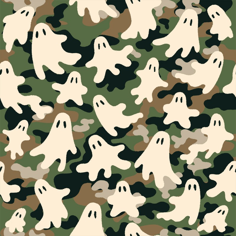 Ghost Us Army Pattern You Can’t See Me