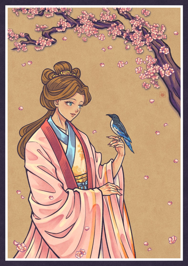 Girl’s little Bird