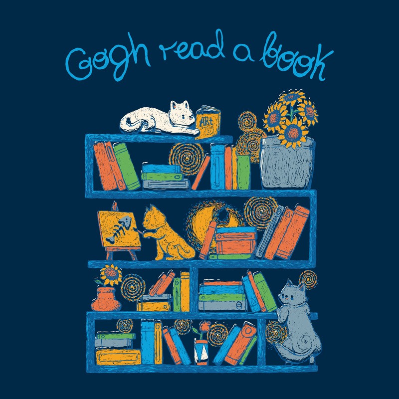 Gogh Read a Book