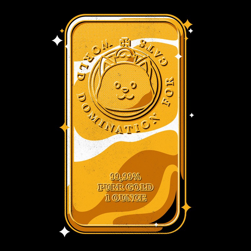 Gold Bar Cat World Domination For Cats