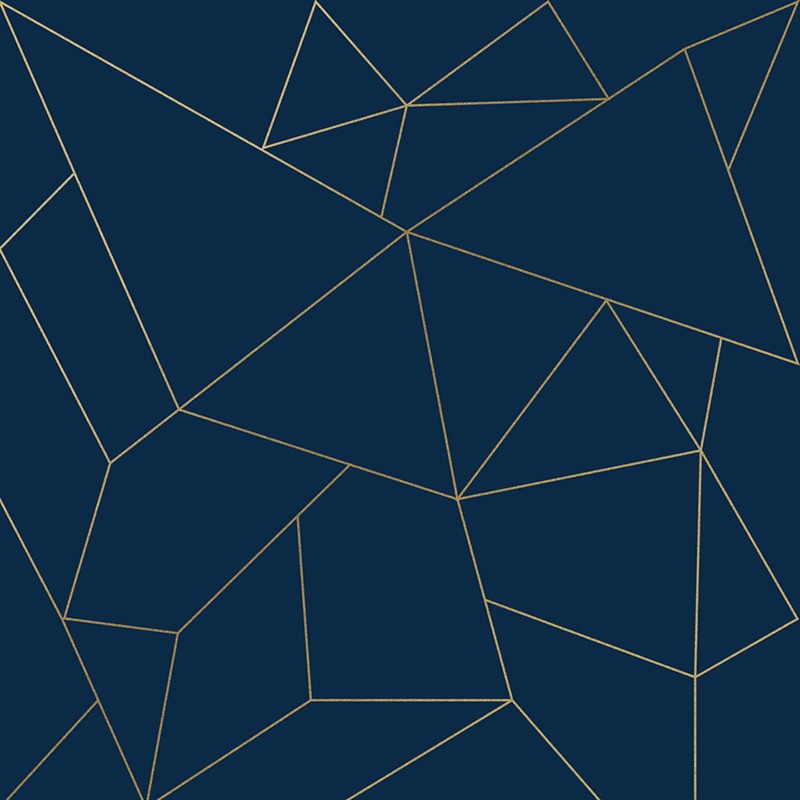 Golden Crystal Web Pattern